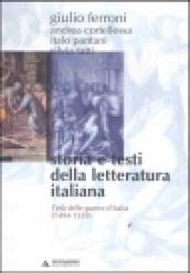 Storia e testi della letteratura italiana. 4: L età delle guerre d Italia (1494-1559)