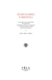 Studi classici orientali (2021). 67/1.