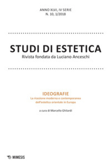 Studi di estetica (2018). 1.