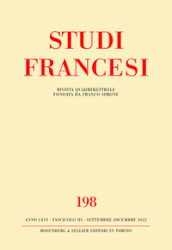 Studi francesi. Vol. 198