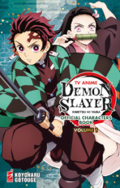 TV anime Demon slayer. Kimetsu no yaiba official character s book. Con Adesivi. 1.