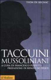 Taccuini mussoliniani