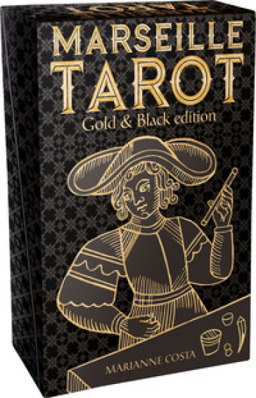 Tarot of Marseille gold & black edition. Con Libro