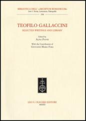 Teofilo Gallaccini. Selected writings and library