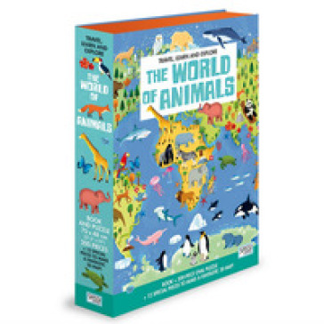 The world of animals. Travel, learn and explore. Ediz. a colori. Con puzzle