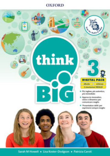 Think big 3. Student's book-Workbook & exam trainer + magazine & extra book con QR code. Per la Scuola media. Con e-book. Con espansione online. 3.