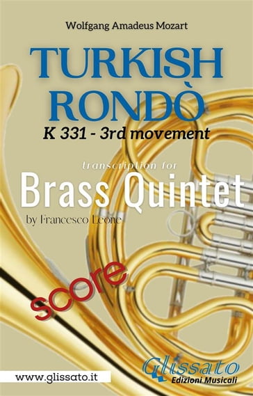 Turkish Rondò - Brass Quintet (score)