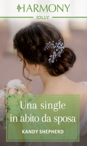 Una single in abito da sposa