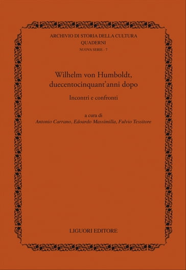W. von Humboldt, duecentocinquant'anni dopo