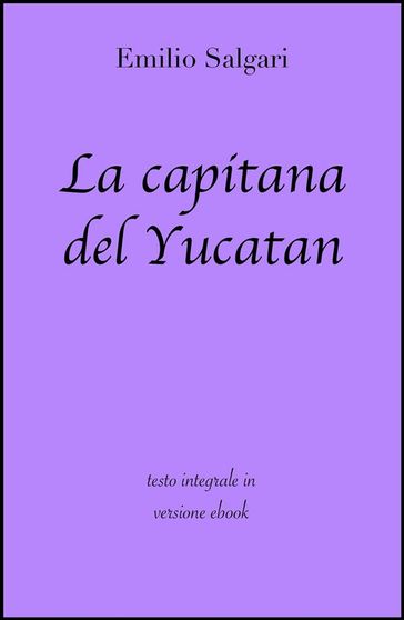 La capitana del Yucatan di Emilio Salgari in ebook