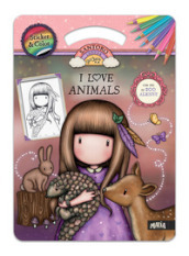 I love animals. Gorjuss. Sticker & color. Ediz. a colori. Con Adesivi