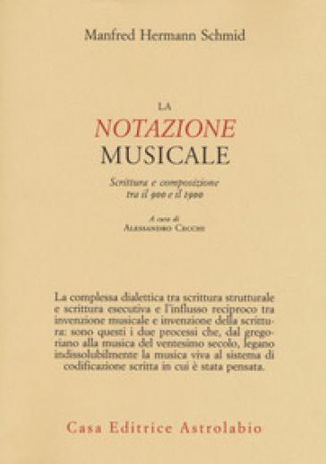 La notazione musicale. Scrittura e composizione tra il 900 e il 1900
