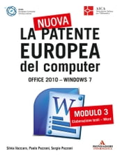 La nuova patente europea del computer. Office 2010 - Windows 7 (3)