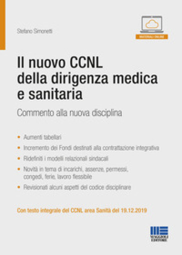 Il nuovo CCNL della dirigenza medica e sanitaria. Commento alla nuova disciplina. Con espansione online