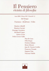 Il pensiero. Rivista di filosofia (2006). Vol. 45: Del Tempo-Unamuno, Zambrano, Celan